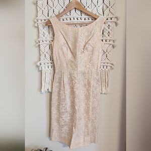 Vintage Lace Sleeveless Dress